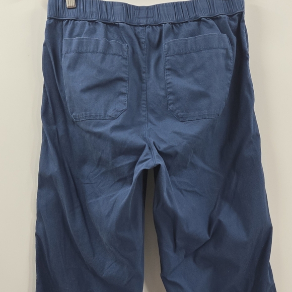 Pact Organic Daily Twill Crop Pants French Navy Blue - Picture 11 of 16